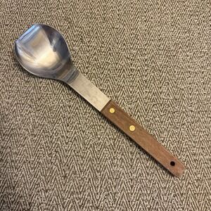 Vtg Vernco Ice Cream Spade Spoon Scoop Stainless Wood Handle Japan Vernon Co
